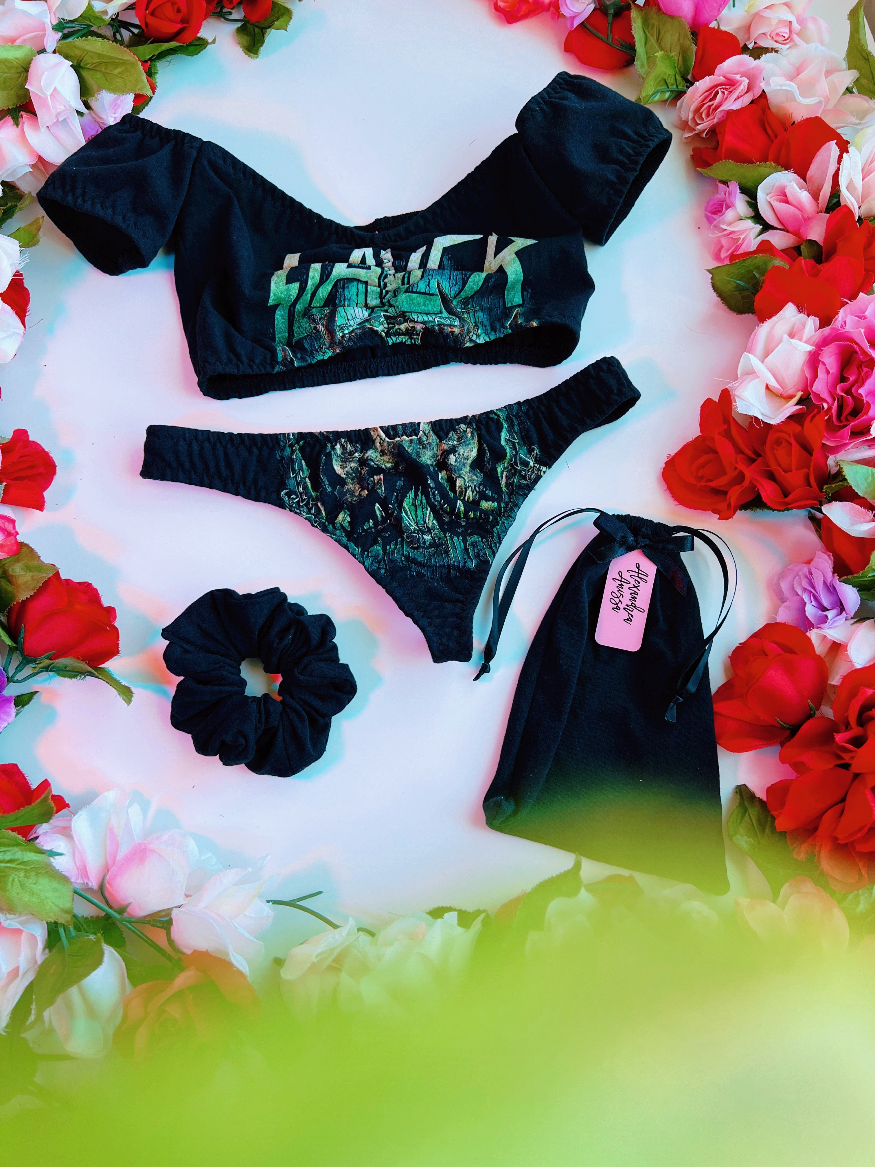 Alexandrea Anissa Slayer T-Shirt Lingerie Set