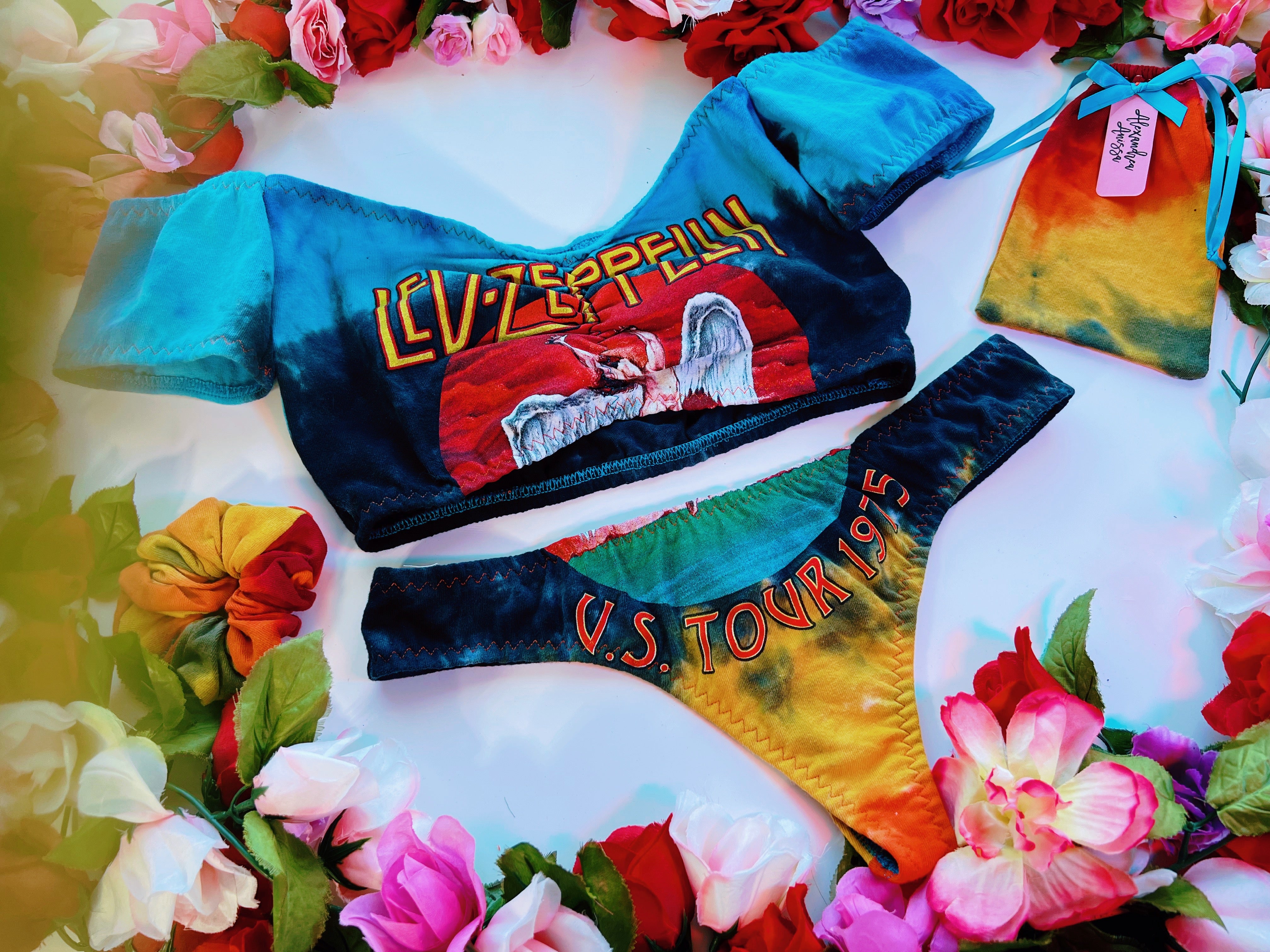 Alexandrea Anissa Led Zeppelin T-Shirt Lingerie Set