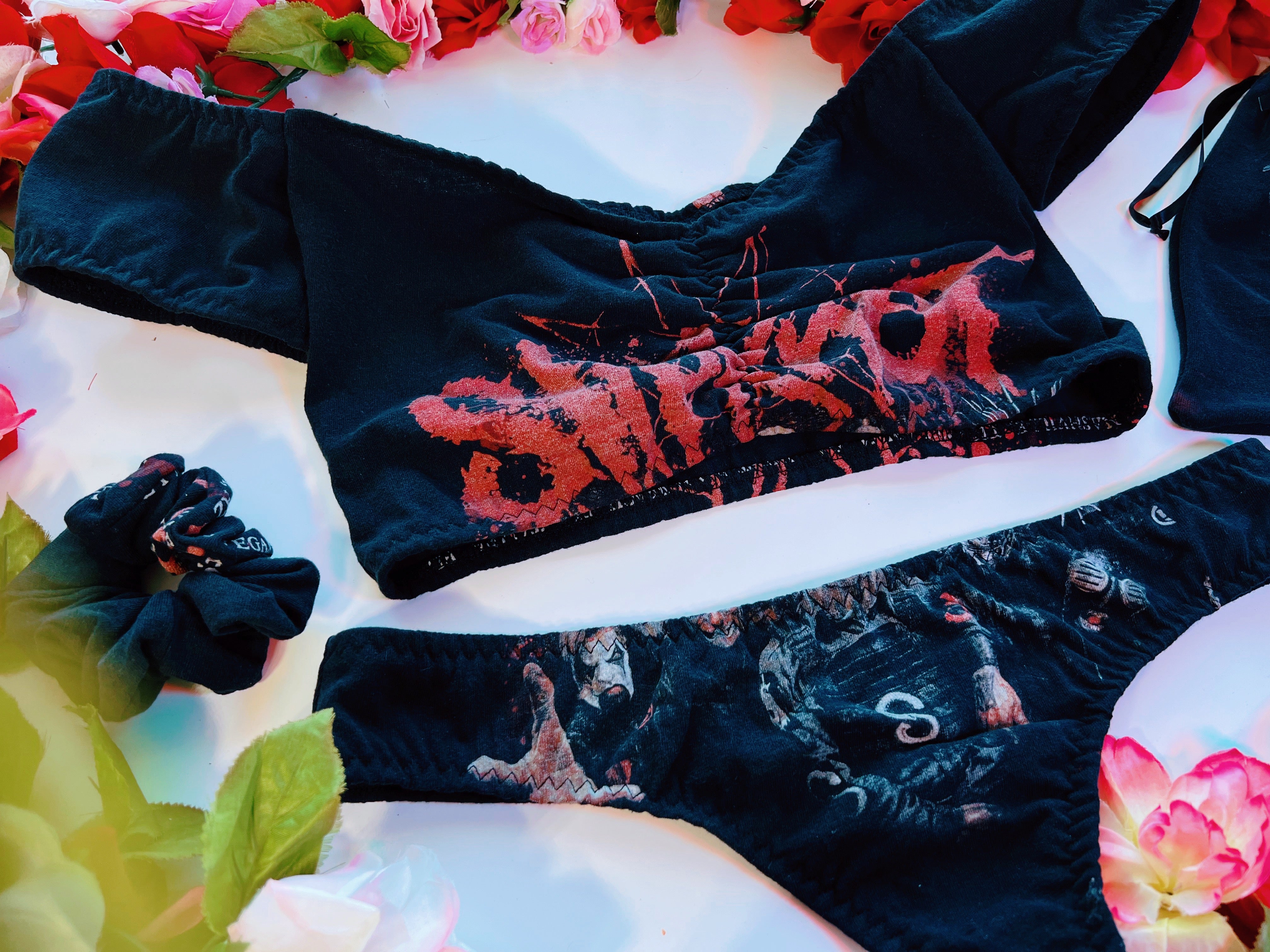 Alexandrea Anissa Slipknot T-Shirt Lingerie Set