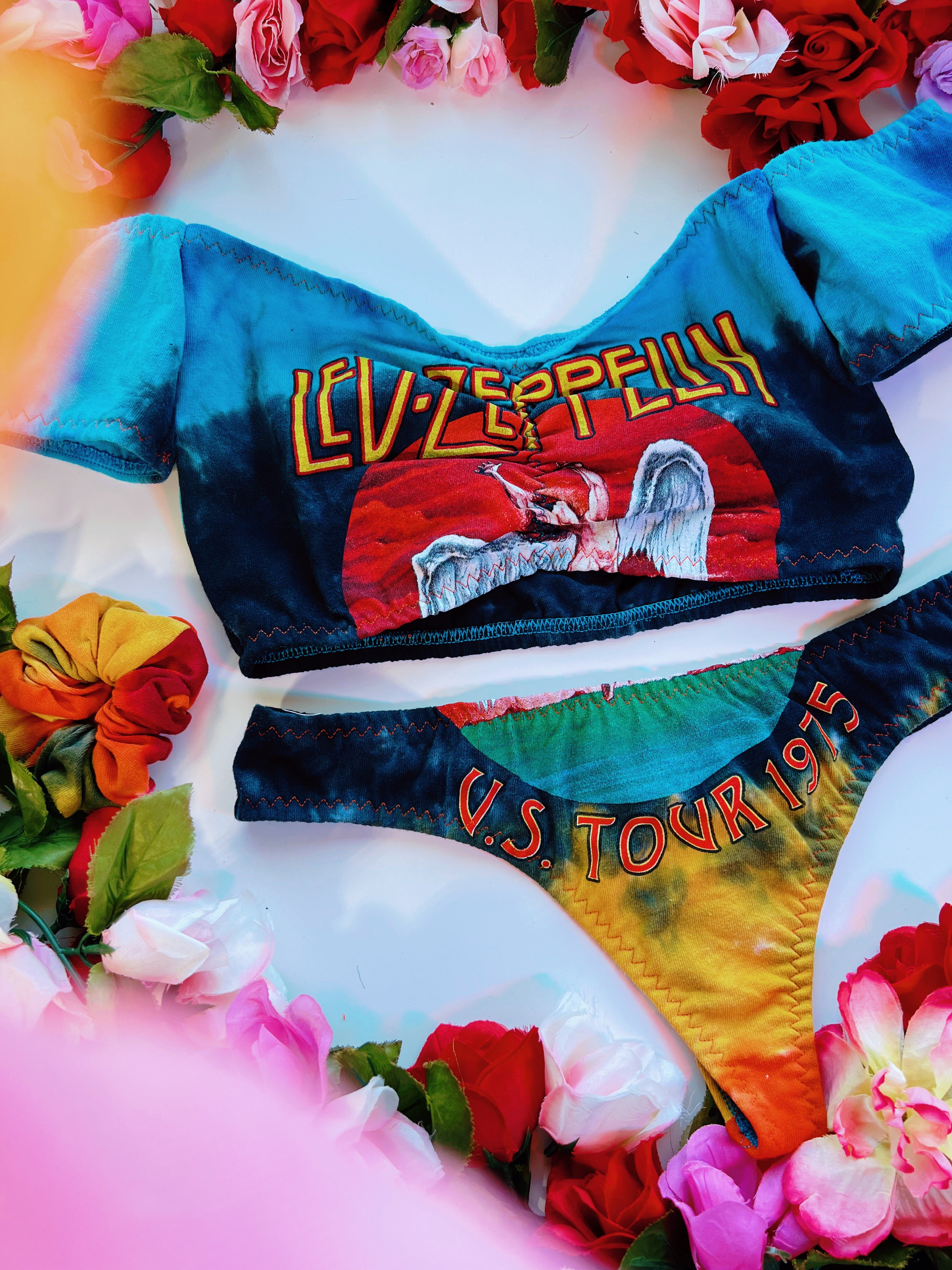 Alexandrea Anissa Led Zeppelin T-Shirt Lingerie Set